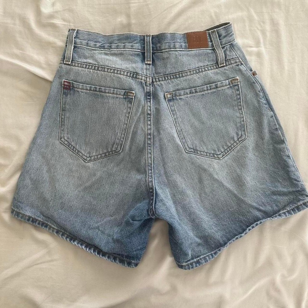 BDG Light Wash High-Rise Denim Shorts - Picture 2 of 5